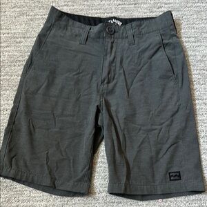 Billabong boys Charcoal Hybrid Shorts- size 23